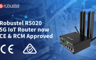 Robustel’s 5G Industrial IoT Router the R5020 Receives CE & RCM Approval